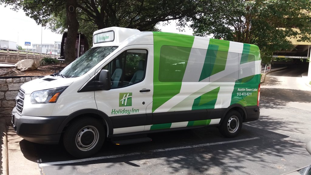 Our hotel shuttle will take you within a five mile radius.