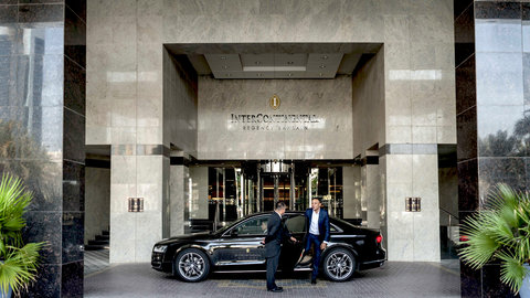 Arrive in style at the hotel in our Audi cars