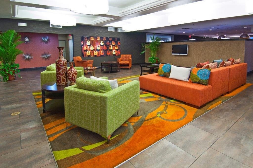 Start your New Orleans trip at  the Holiday Inn Slidell lobby