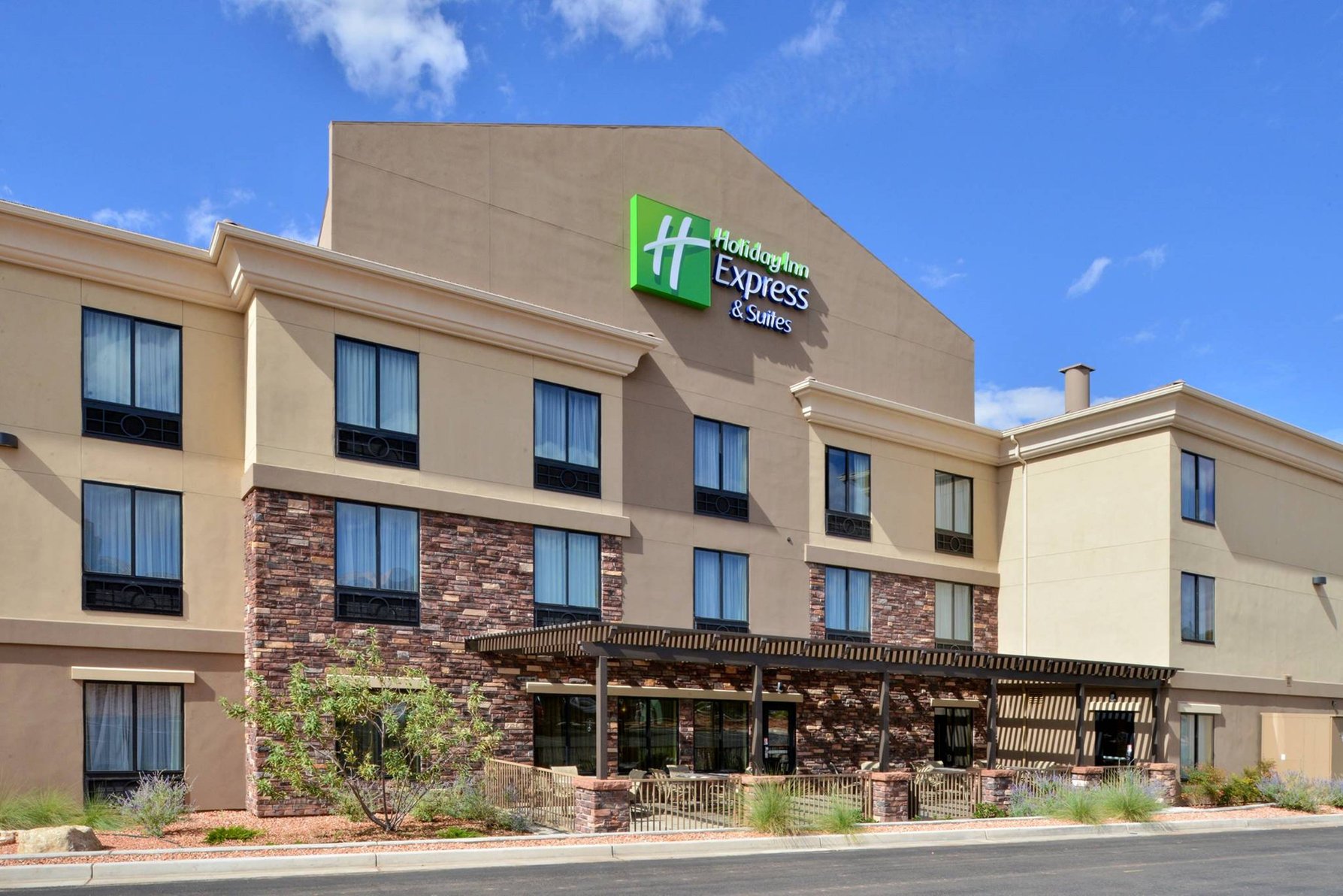 Enjoy stunning views from our outdoor patio.