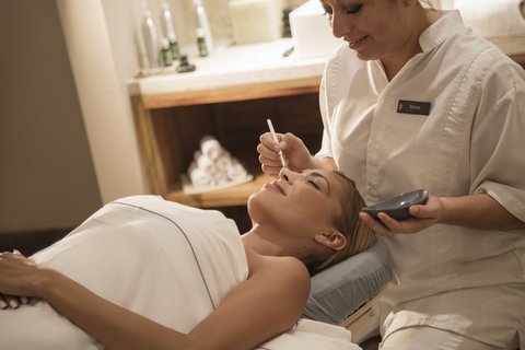 Our Spa Ikal offers relaxing facials.