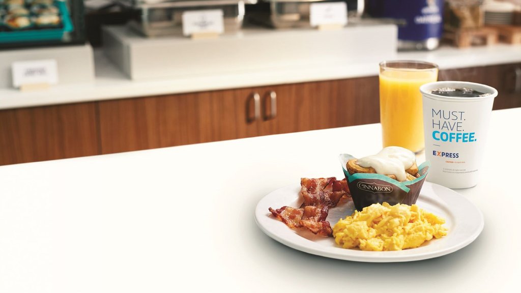 Great Choice in our new breakfast set up