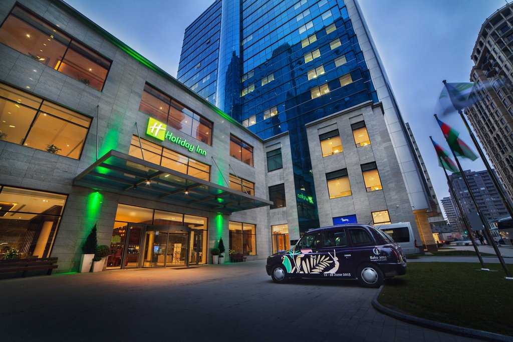 Entrance of Holiday Inn Baku
