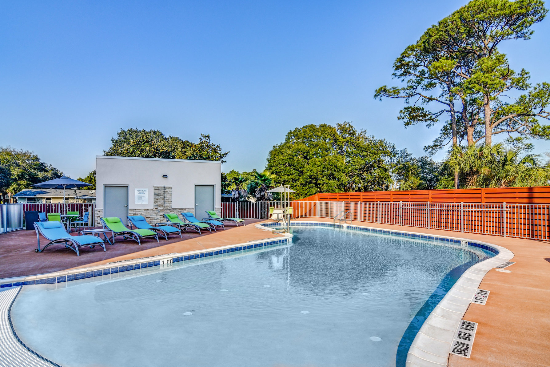 Take a dip in our Zero Entry Pool 