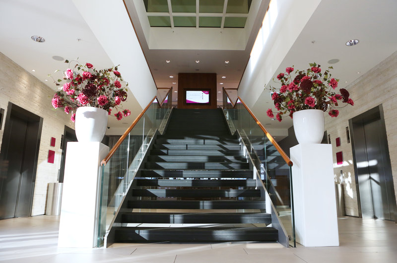 Staircase in the hotel lobby - Crowne Plaza Amsterdam South