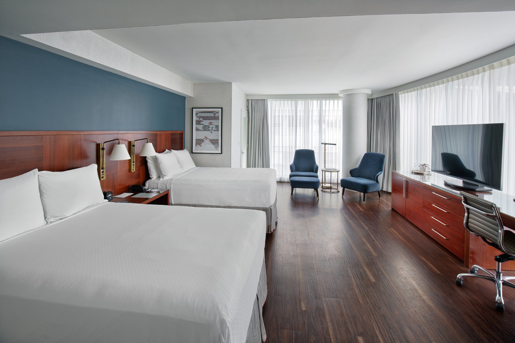 InterContinental SAN FRANCISCO Room Type - 2 Double Junior Suite Corner View InterContinental SAN FRANCISCO Room Type - 2 Double Junior Suite Corner View