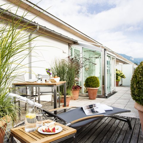 Maisonette Suite - Dachterrasse