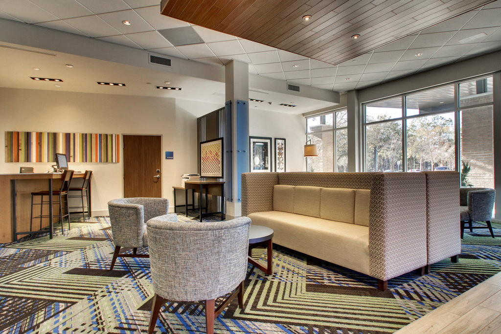 Welcome to our hotel lobby with free Wi-Fi.