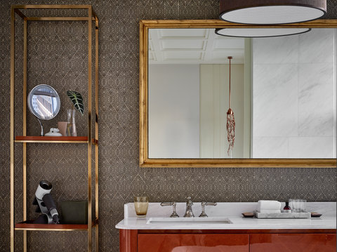 Rosewood Bangkok Deluxe Room Bathroom Ambience