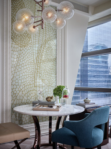 Rosewood Bangkok Manor Suite Living Room Ambience