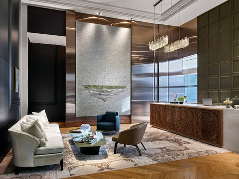 Rosewood Bangkok Lobby Reception