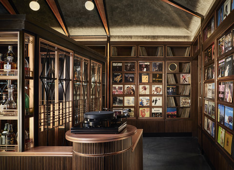 Rosewood Bangkok Lennon's Vinyl Store