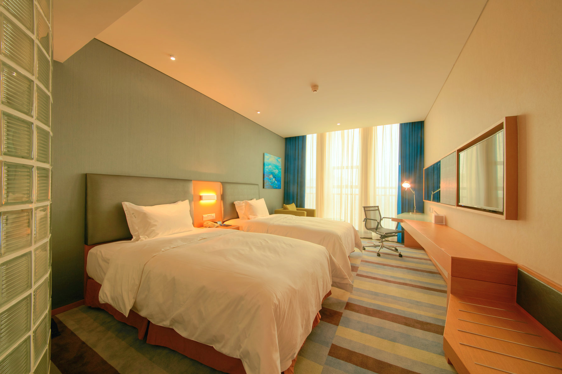 Holiday Inn Express Leshan City Square Room Type - 2 Twin Standard