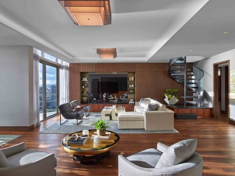 Ocean Penthouse At Trump Waikiki Living Room