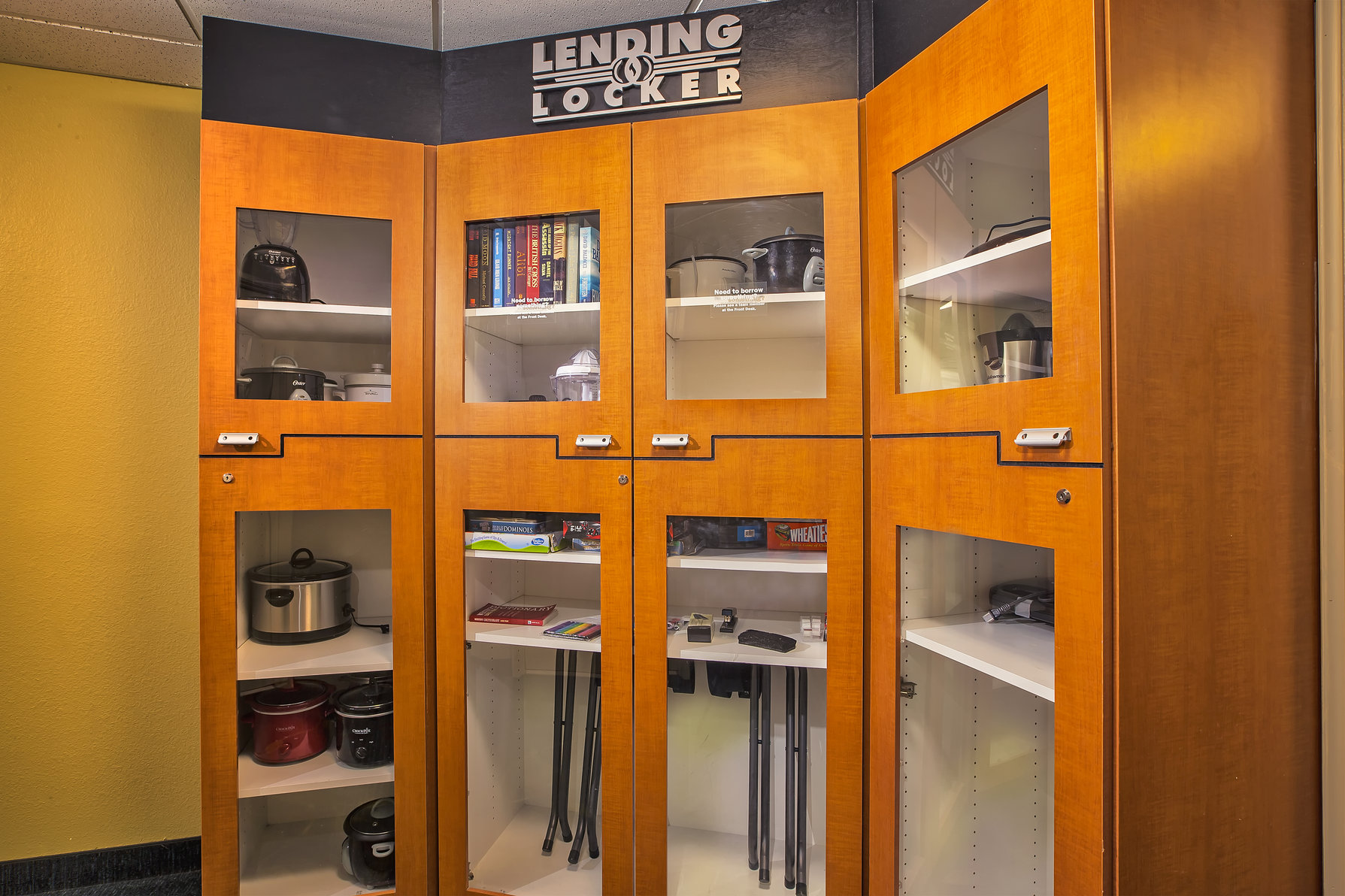 Lending Locker - Borrow anything from a blender to a crockpot!