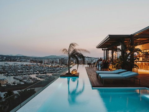 Infinity Pool by Night