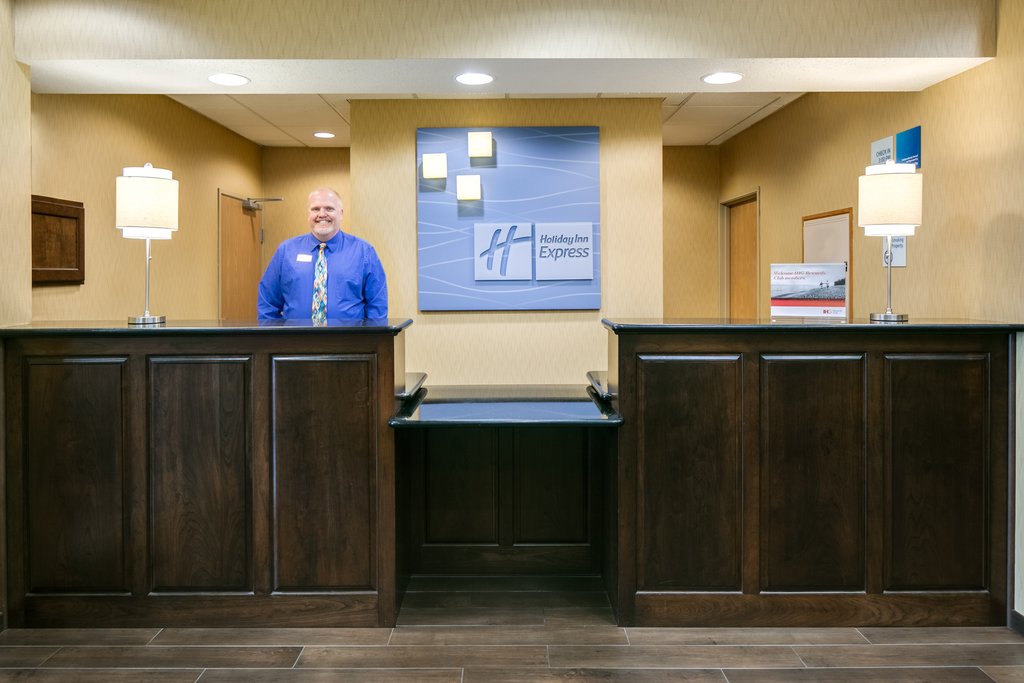 Our front desk staff is ready to greet you!