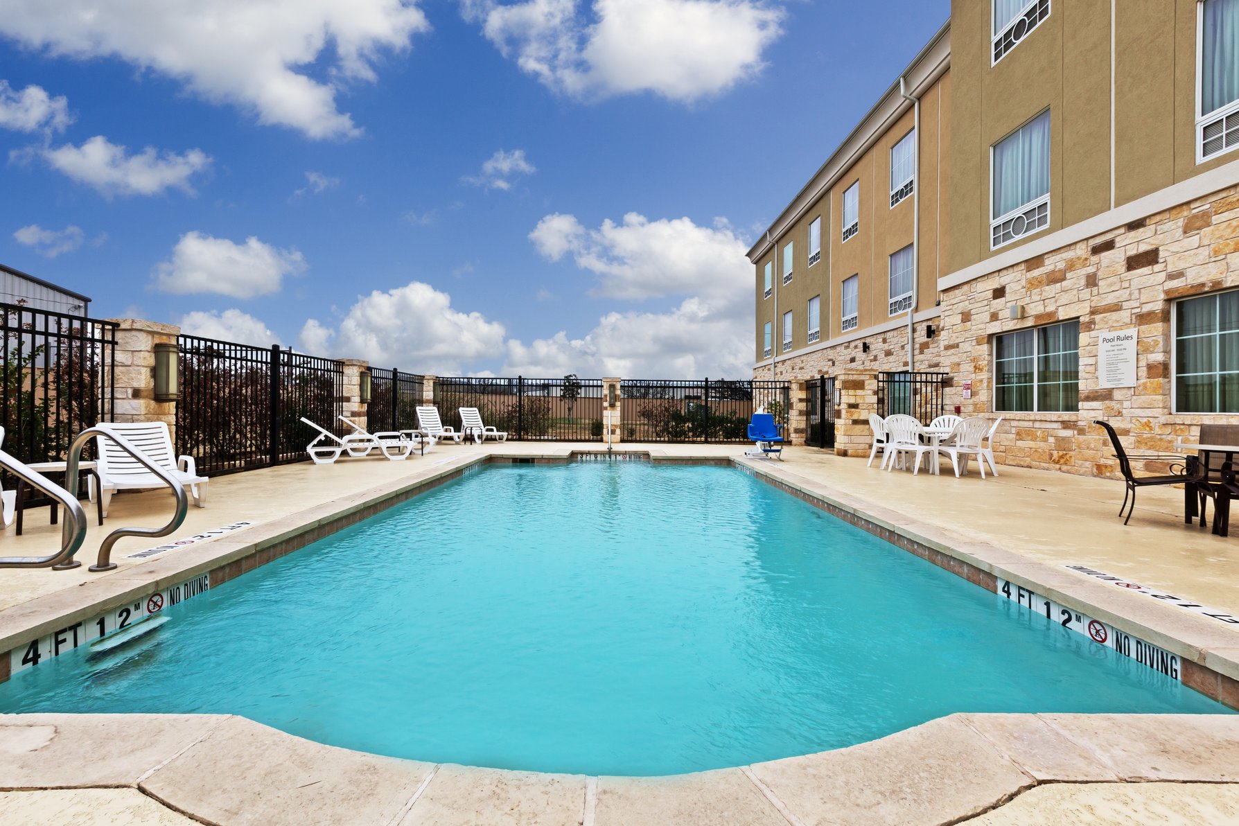Soak up the sun by our Swimming Pool