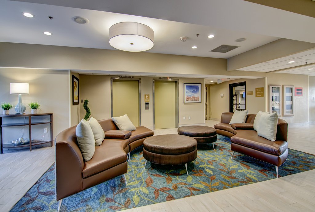 Our 24- Hour Fitness Center is just off the Lobby