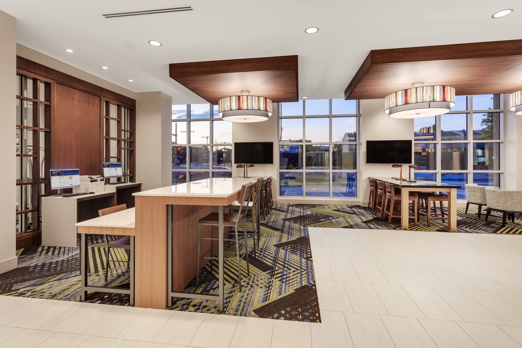 Our lobby waiting area offers seating for your convenience.