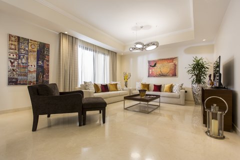 3 Bedroom Pool View Villa Living Room