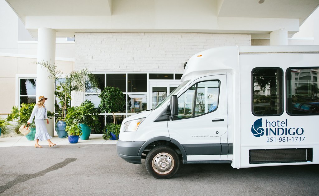 Take a short ride in our shuttle to the Pavilion for beach access