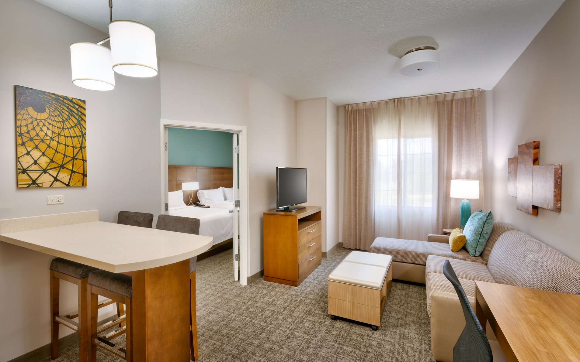 Staybridge Suites - Gainesville I-75 Room Type - 2 Queen 1 Bedroom Ste Comm Accessible