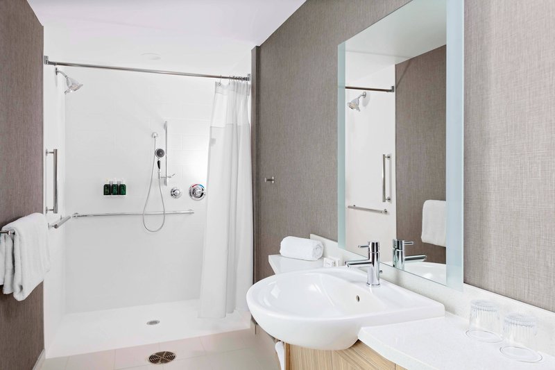 Accessible Guest Bathroom - Roll In Shower