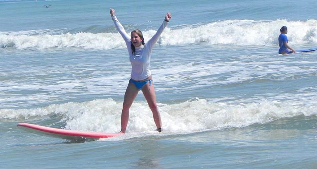 Great surfing near by