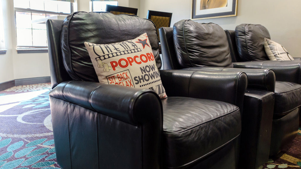 Relax and watch a movie in our home theater room