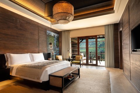 Suite Mandapa - Dormitorio con cama tamaño King