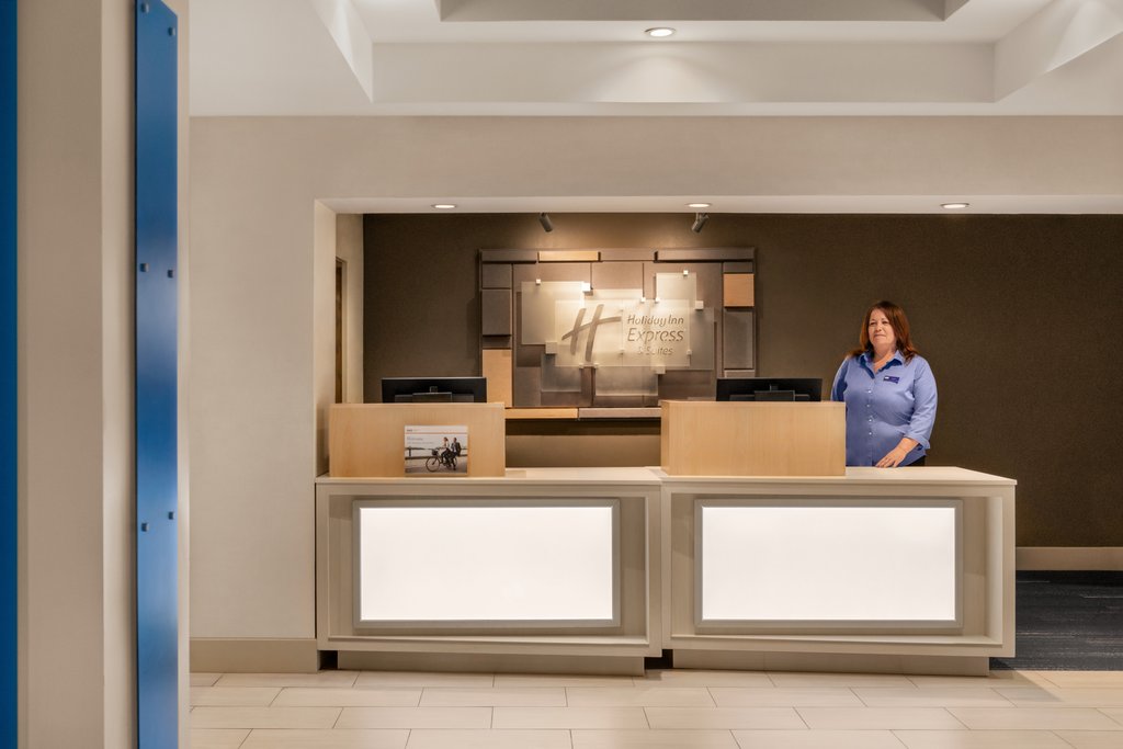 The Front Desk where expert and friendly staff are ready to help