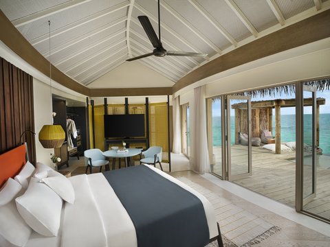 Two Bedroom Overwater Villa - Master Bedroom