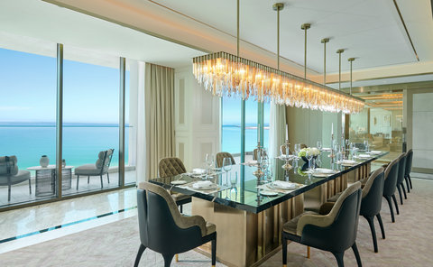 Royal Penthouse Dining Room With Sea View