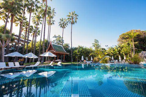 spa, exterior pool view