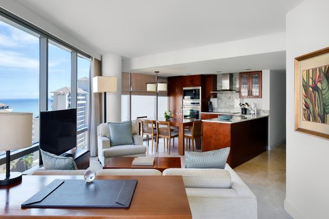 Trump Waikiki Suite Living Kitchen Dining