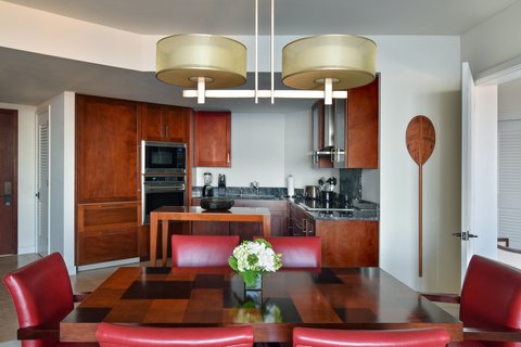 Trump Waikiki Suite Kitchen Dining
