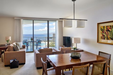 Trump Waikiki Suite Dining Living View