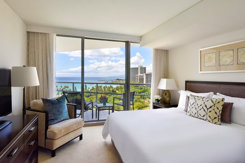Trump Waikiki Ocean View King Bedroom Balcony View
