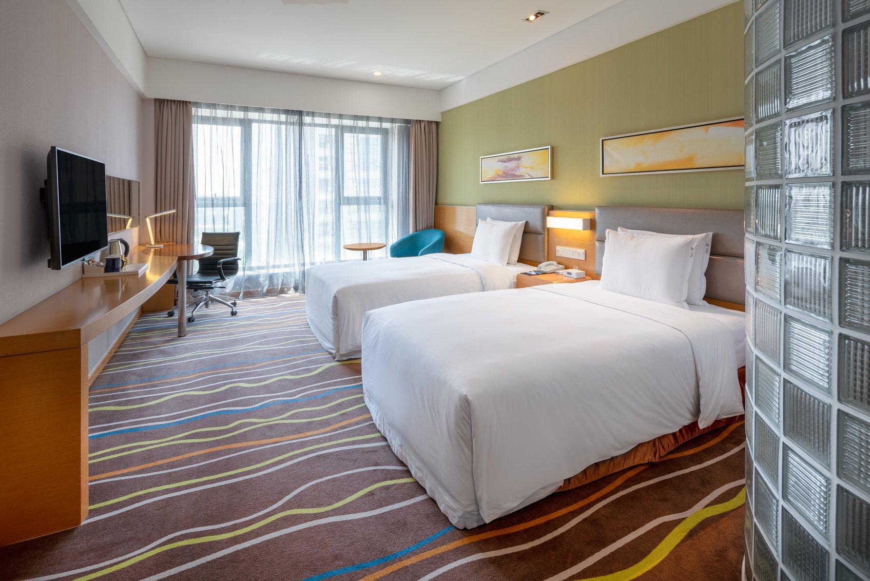 Holiday Inn Express Xi'an High-tech Zone, an IHG Hotel Room Type - 2 Twin Standard Extra Floor Space
