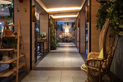 Wander into The Garden for a cocktail and a light bite