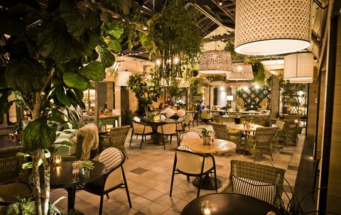 Cosy up with a cocktail in the magical oasis of The Garden.