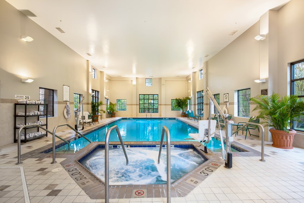 Jump start your morning or end the day in our indoor pool