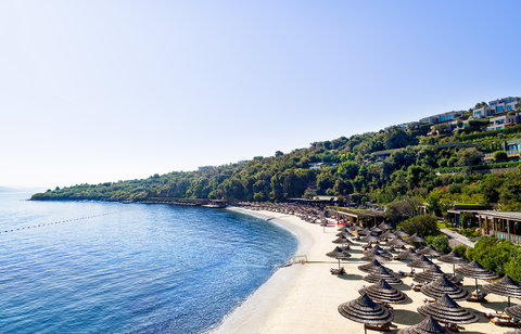 Blue Beach Aerial View