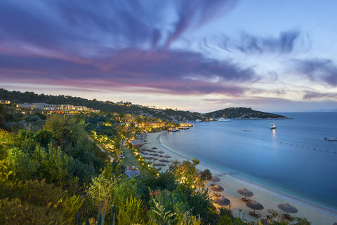 Dusk Aerial View