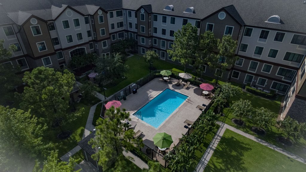 A look from above the hotel.  Look at all the green space!