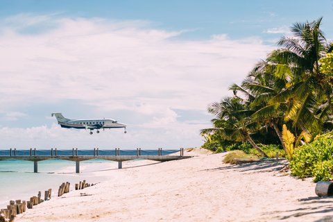 Plane landing