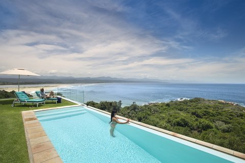 Blue Wing Infinity Pool with ocean view