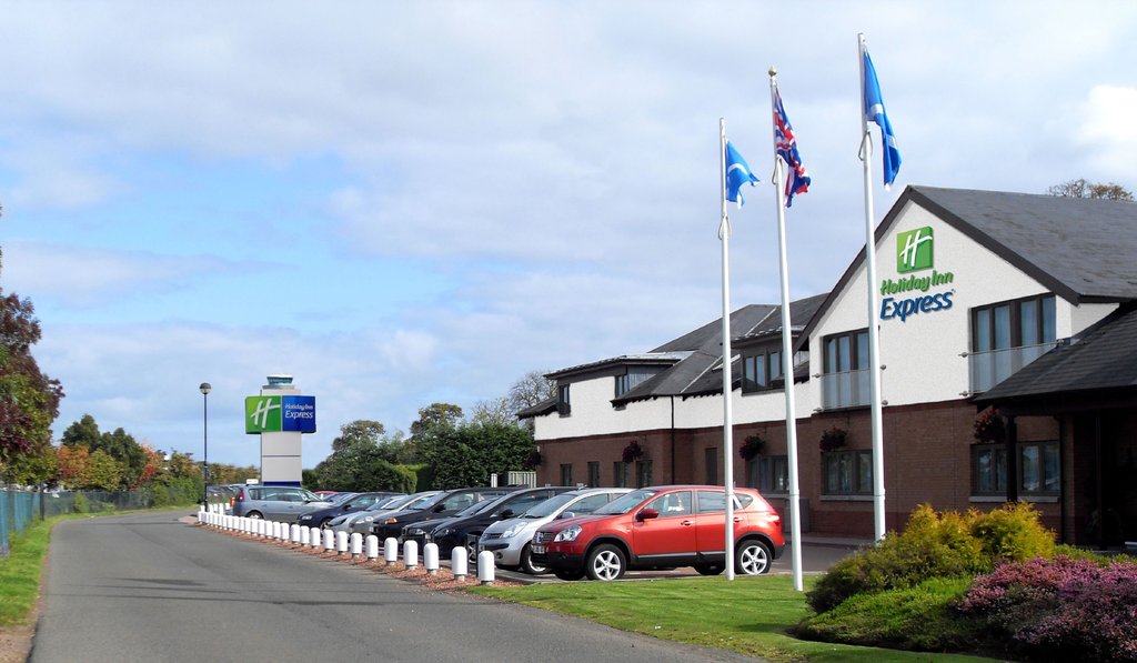 At Edinburgh Airport; plenty of airport parking to Park Stay & GO