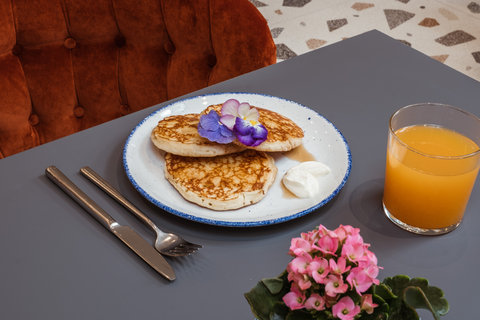 Our delicious breakfast pancakes are perfect to start the day.